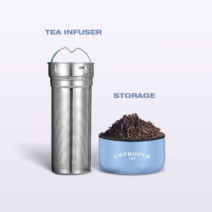 32 oz Tea Infusion Bottle/Water Bottle, Stainless Steel