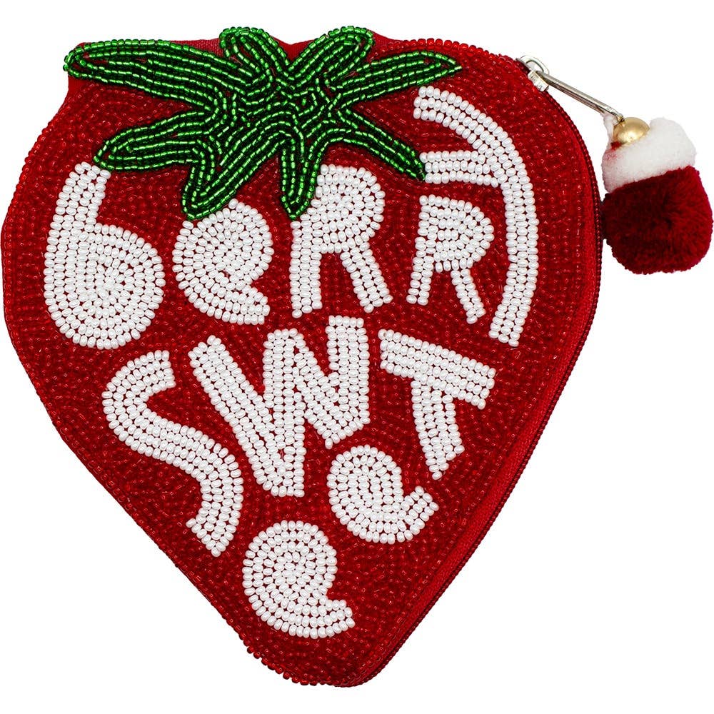 Berry Sweet Beaded Pouch