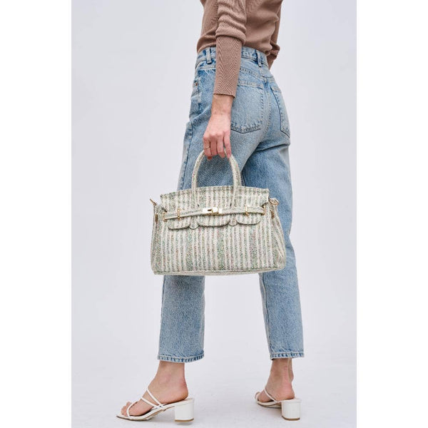 Dixie Satchel: Blue Multi