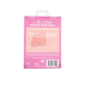 I Do Crew Drink Markers-4 Pack