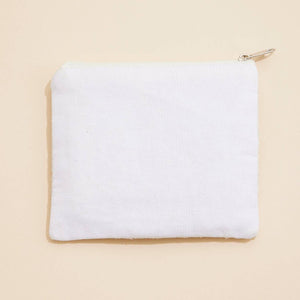 Christmas Santa Paws Seed Beaded Coin Pouch