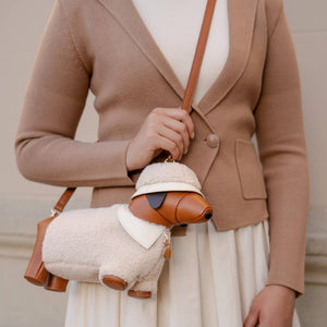 Dachshund Days Sherpa Crossbody Bag