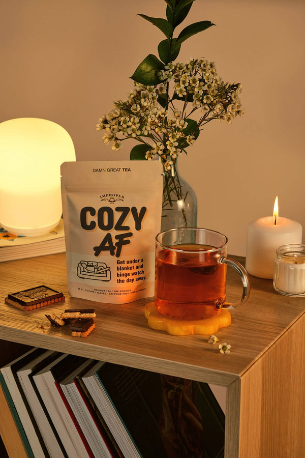 Cozy AF Rooibos tea, 20 Servings, Rooibos Tea Blend