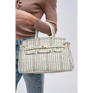 Dixie Satchel: Blue Multi