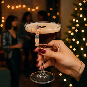 Elf Buddies Holiday Drink Markers - 6 Pack