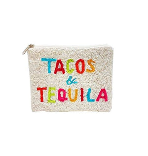 Single TACOS And TEQUILA Fully Coin Purse