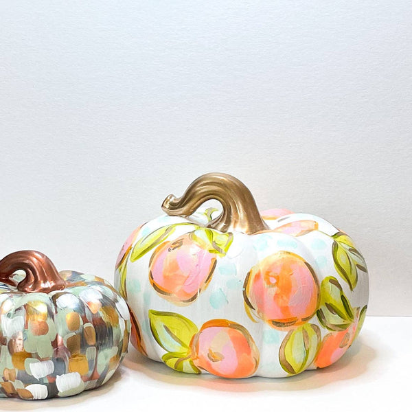 Large Citrus Pumpkin|Jessica Reynolds Art