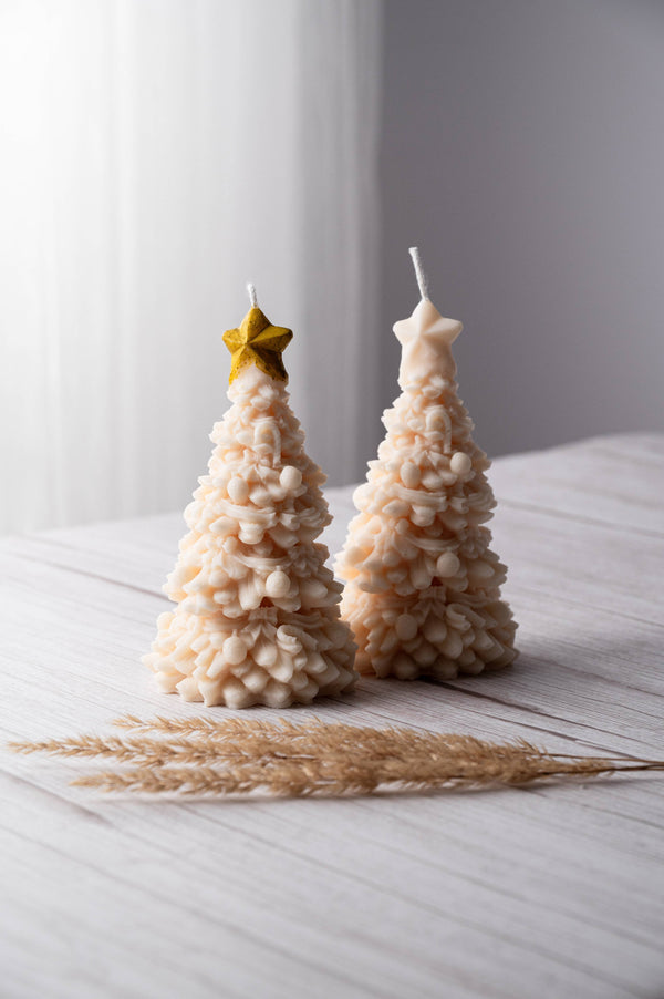 Christmas Tree with Star Topper: Gold Top / Citrus