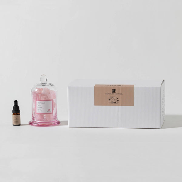 Blushing Rosé Gemstone Diffuser [rose/jasmine]