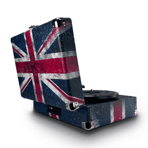 Victor Metro Plus Portable Dual Bluetooth Suitcase Turntable: RWB Union Jack