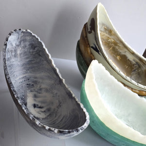 Medium Resin Trough - Entryway Catchall - Decorative Bowl: Tiger