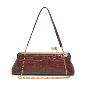 Piper Clutch: Chocolate