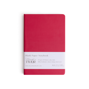 160 Page A5 Blank Journals: 120 GSM Thick Blank Card Stock: Yellow