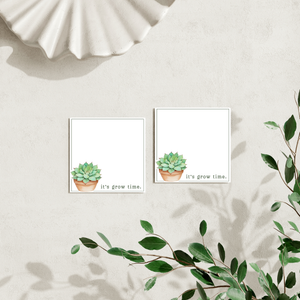 Succulent Plant Lovers: 50 Sheet Post-It Note Notepad