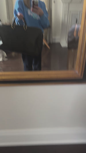 CELINE - Triomphe Large Travel Coated Canvas Bag