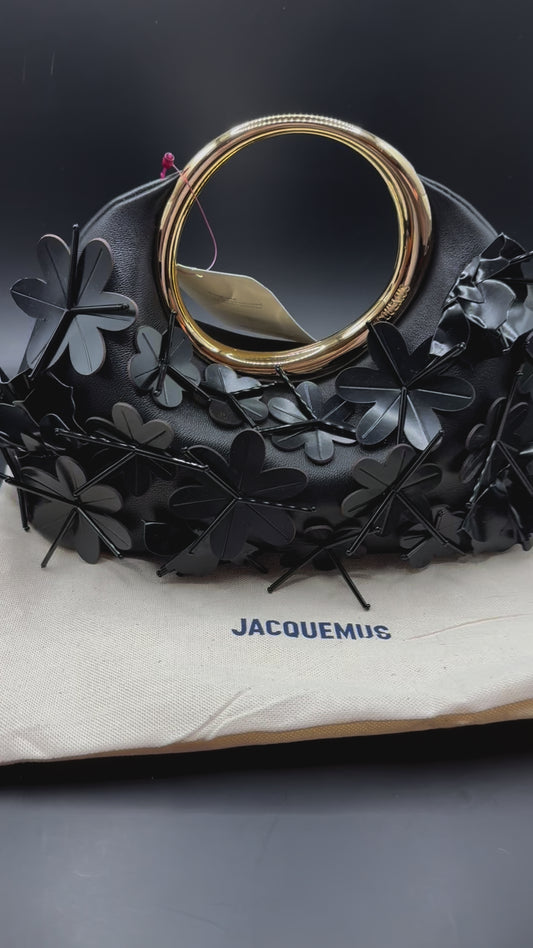 Jacquemus Le Petit Calino Brodé Mini leather tote bag