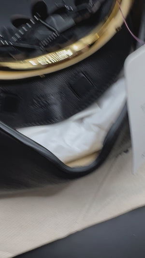 Jacquemus Le Petit Calino Brodé Mini leather tote bag