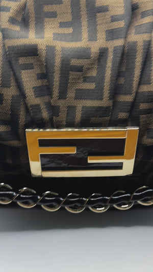 Fendi FF Zucca Mia Canvas with braided strap