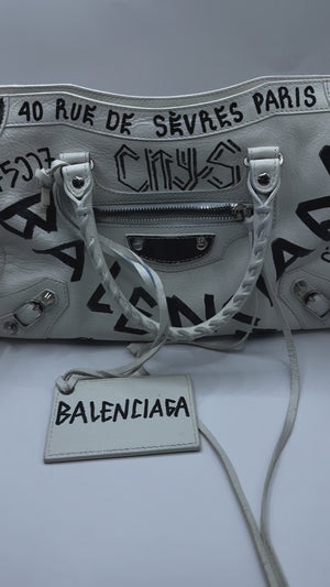 Balenciaga Graffiti City Bag