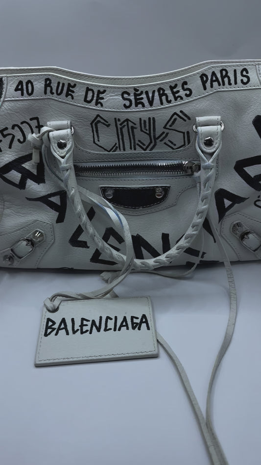 Balenciaga Graffiti City Bag