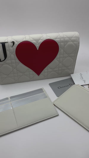 Dior Dioramour Lady Dior Clutch on Chain Cannage Quilt Leather