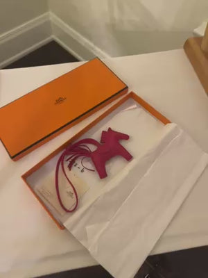 Hermes’ Charm Rodeo PM Rose Mexico Anyomiro bag charm
