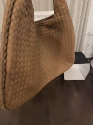 Bottega Venetta Interwoven Hobo Bag in Raspberry or Brown