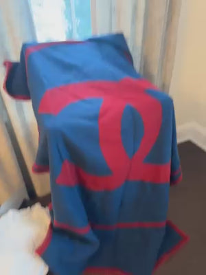 Chanel Wool Cashmere Blend Blanket with box