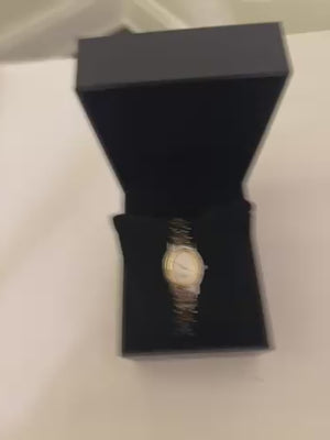 Hermès Clipper CO1.220 Oval Vintage Ladies Watch in Stainless Steel and Gold